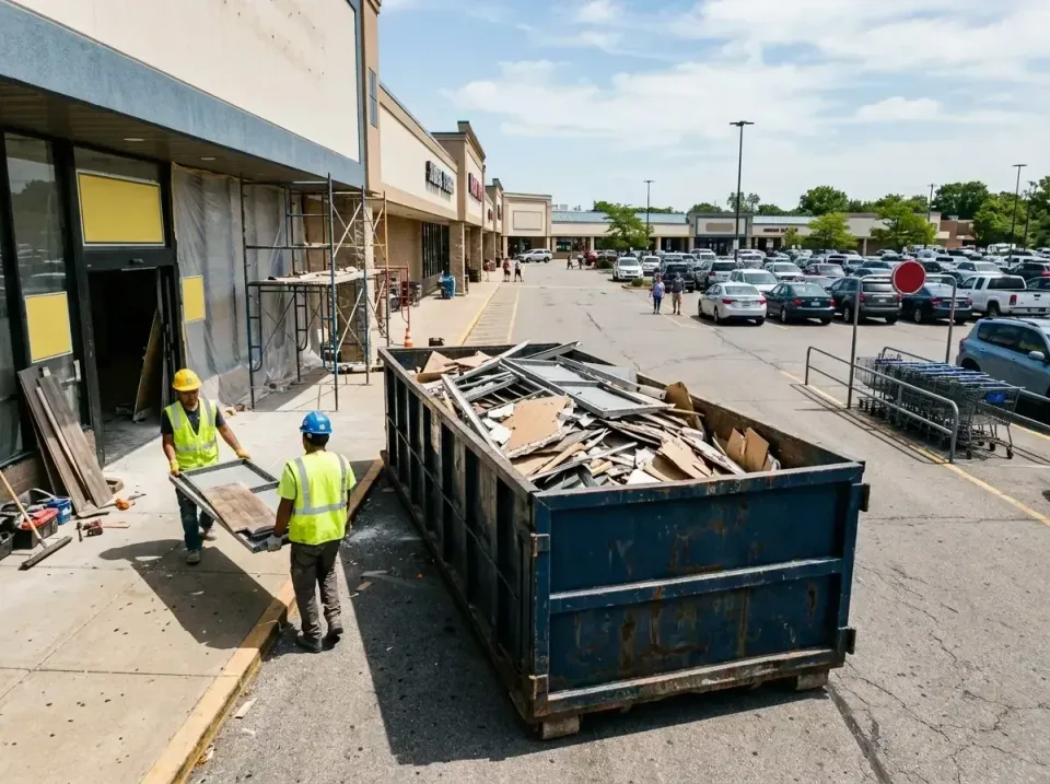 retail-store-renovation-debris-003 — frequently asked questions, Roll-off Dumpster Rentals in Eureka, IL
